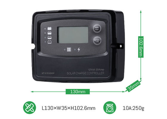 20A 12V 24V 스마트 PWM 디지털 태양 전지 충전 컨트롤러 태양 전지 패널 LiFePO4 배터리