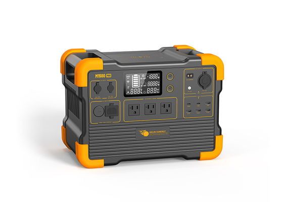 1450Wh NCM 리튬 배터리 및 110V/220V AC 출력을 갖춘 2000W 휴대용 태양광 발전기