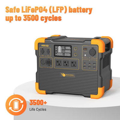 2200W 순수 시노파 인버터 발전기 LiFePO4 휴대용 태양광 발전기 시스템