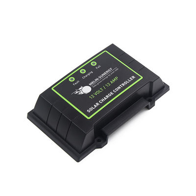 검은색 IP67 방수 PWM 태양 전지 패널 및 충전 컨트롤러 12V 24V 자동 LED 표시기