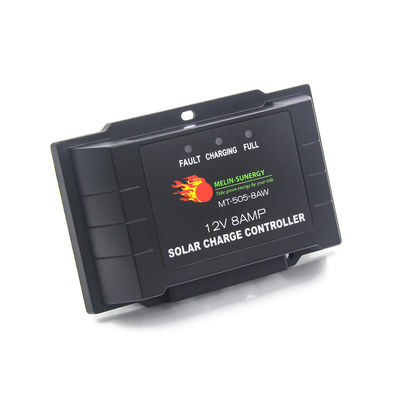 8A 스마트 5 단계 PWM 태양 전지 패널 조절기 충전 제어기 12V 24V 자동 시스템 전압