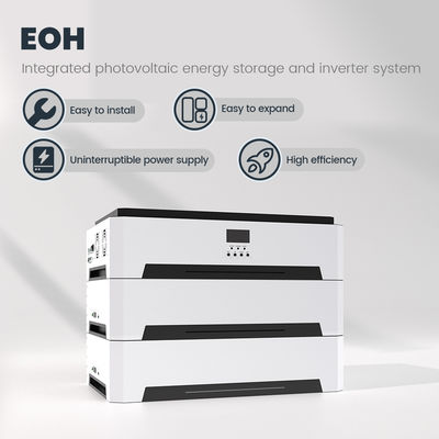 10KW LiFePO4 태양 에너지 저장 시스템 120A AC 충전 및 IP20 보호 가정용 태양 에너지