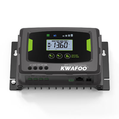 20a mppt 태양 전지 충전 제어기 12v 24v lifepo4 배터리