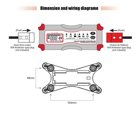 좋은 가격 지능형 충전, 앤더슨 커넥터, LCD 디스플레이를 갖춘 디지털 태양광 충전 컨트롤러로 효율적인 에너지 관리 온라인으로