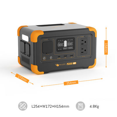 300W 인버터 태양광 비상 백업 전력 288Wh 리?? 이온 배터리 태양광 발전기