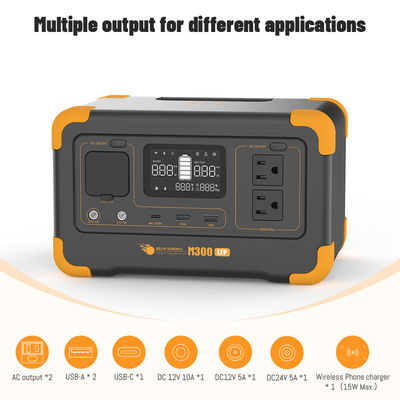 재충전 가능한 리?? 배터리 태양 발전기 300W UPS LiFePO4 태양 에너지 전력 은행