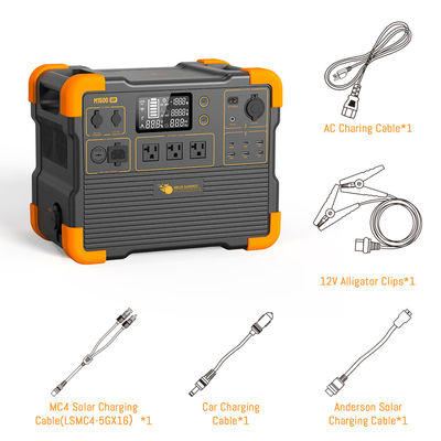 2200W 순수 정현파 인버터 및 2시간 충전 시간을 갖춘 경량 휴대용 리튬 배터리 태양광 발전기