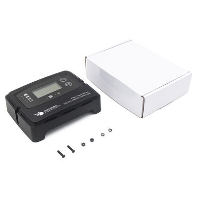 블랙 디지털 태양 전지 제어기 15A 리?? 배터리용 스마트 태양 조절기